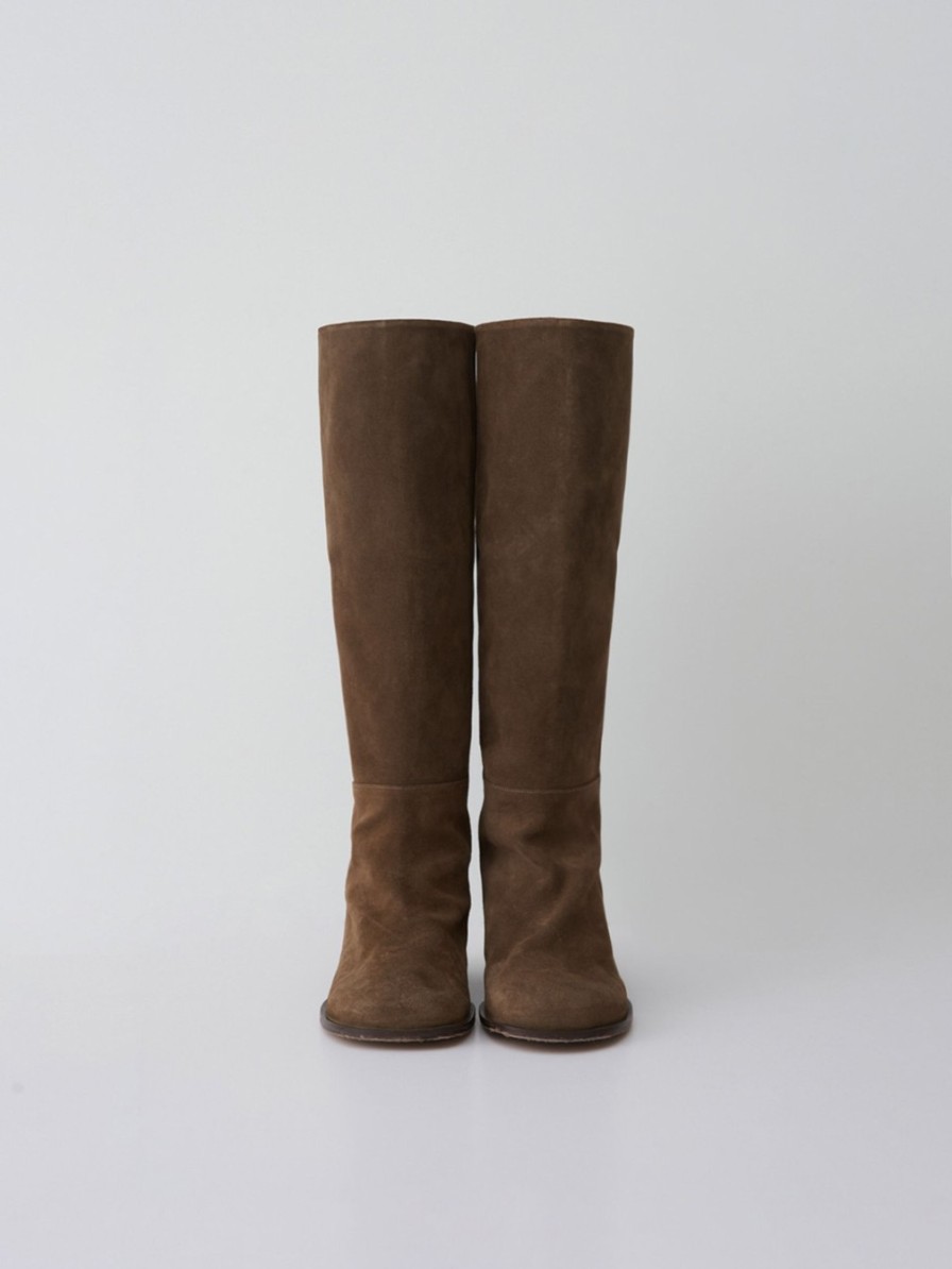 Shoes MOIA  | Suede Boots (Brown Suede) Camel