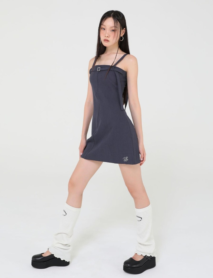 Clothing UGLYSHADOW  | Moon Belt Dress( ) Navy