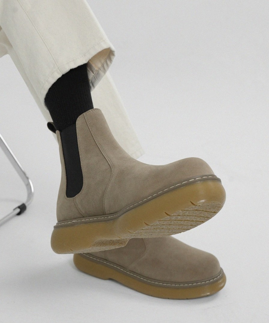 Shoes PASCOROZEN  | Ms5600-Be Kobe Oversole Chelsea Boots [250~280Mm] Beige