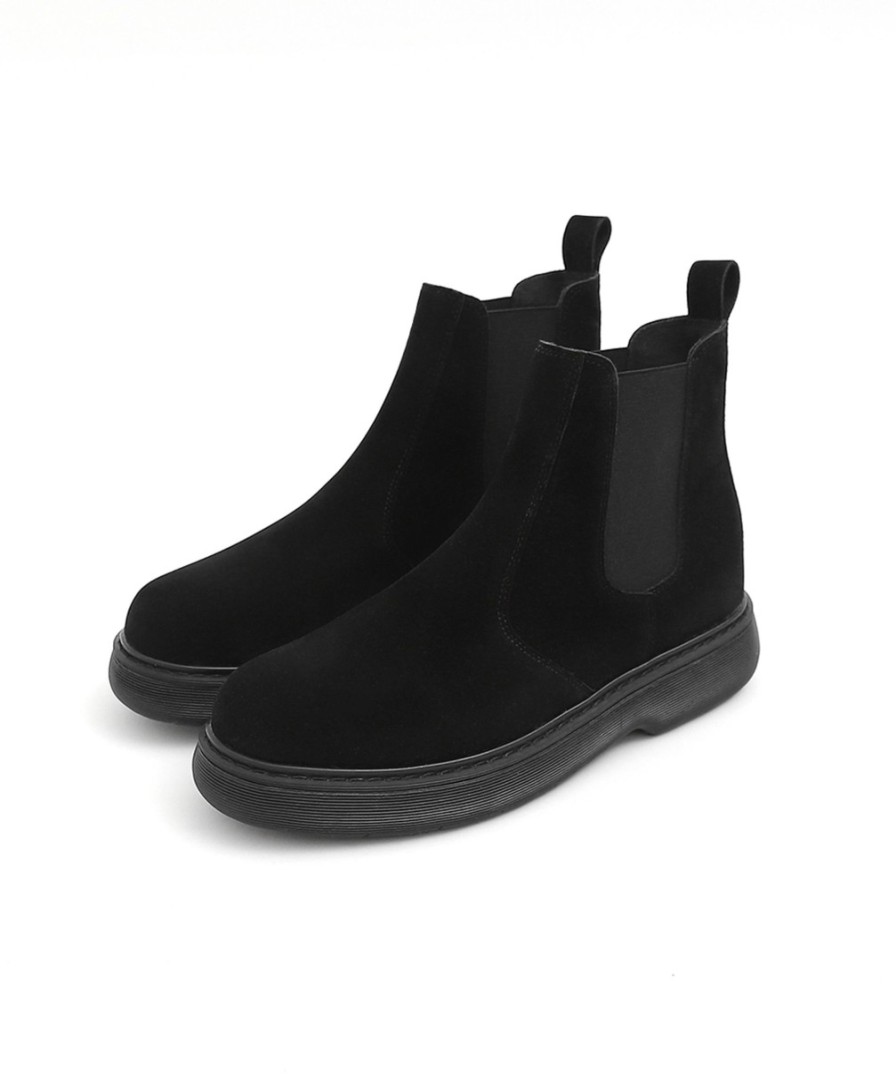 Shoes PASCOROZEN  | Ms5600-Bk Kobe Oversole Chelsea Boots [250~280Mm] Black